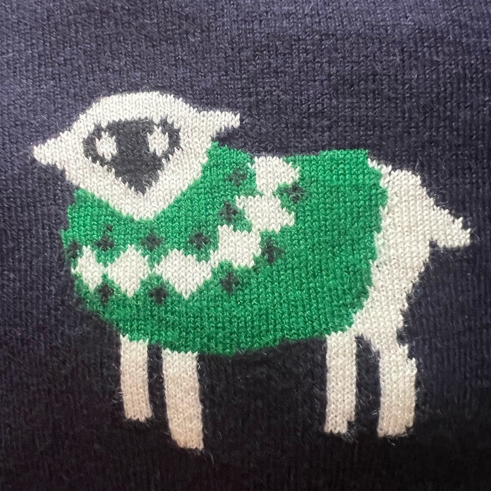 Talbots Sheep in Sweaters Novelty Print Sweater M - Picture 7 of 11